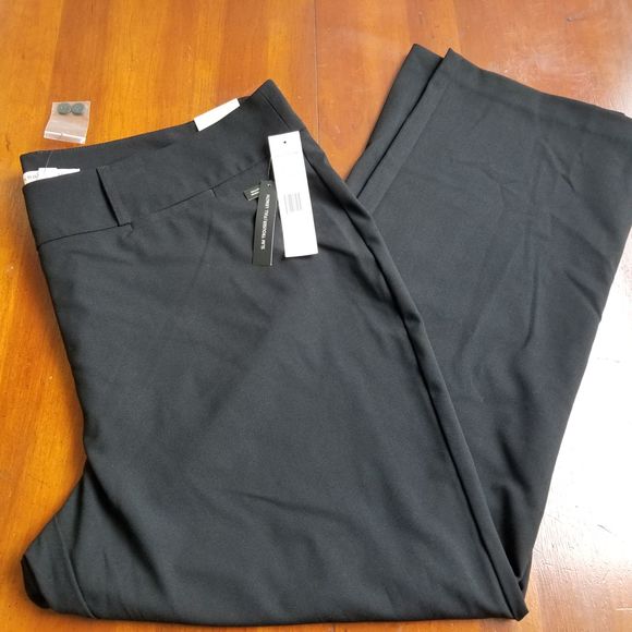 Larry Levine Pants - Larry Levine Black Dress Pants Slacks 20W NWT